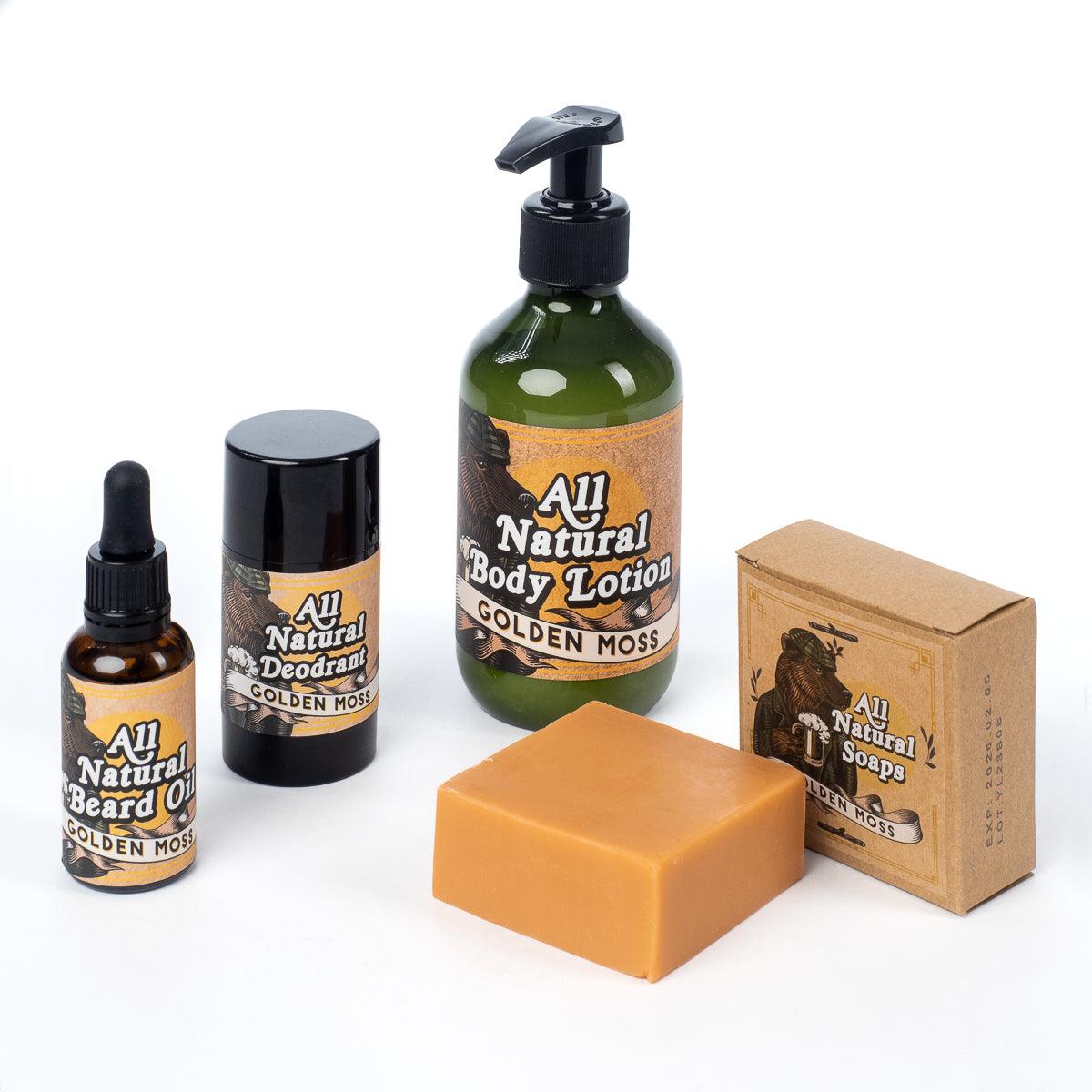 Set - Golden Moss - All Natural Soaps