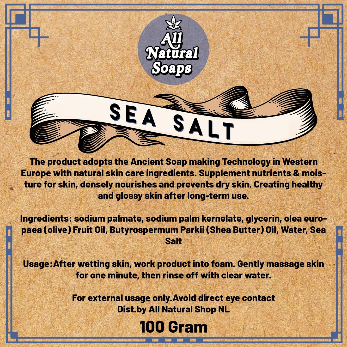 Natural Soap - Sea Salt - All Natural Soaps