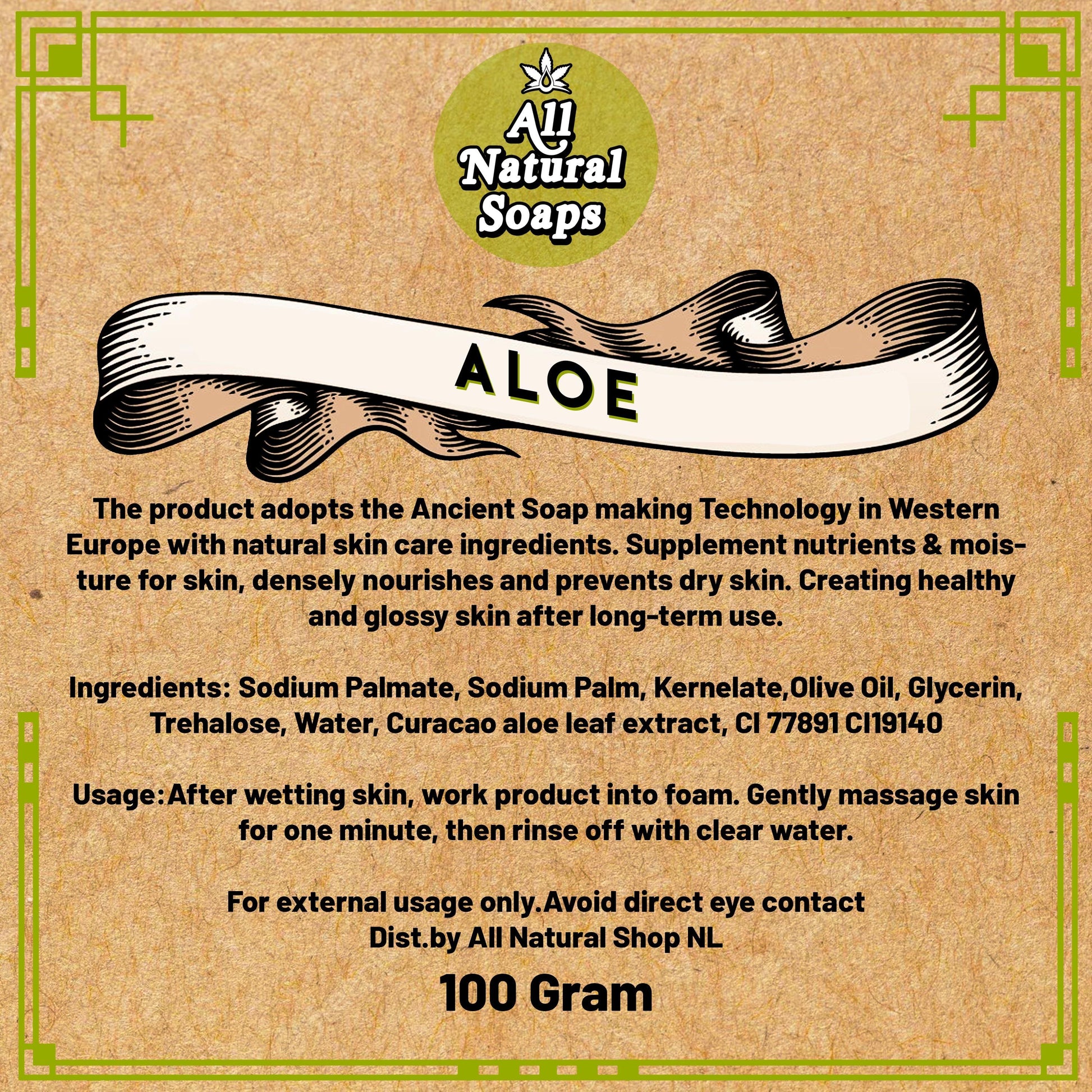 Natural Soap - Aloe - All Natural Soaps