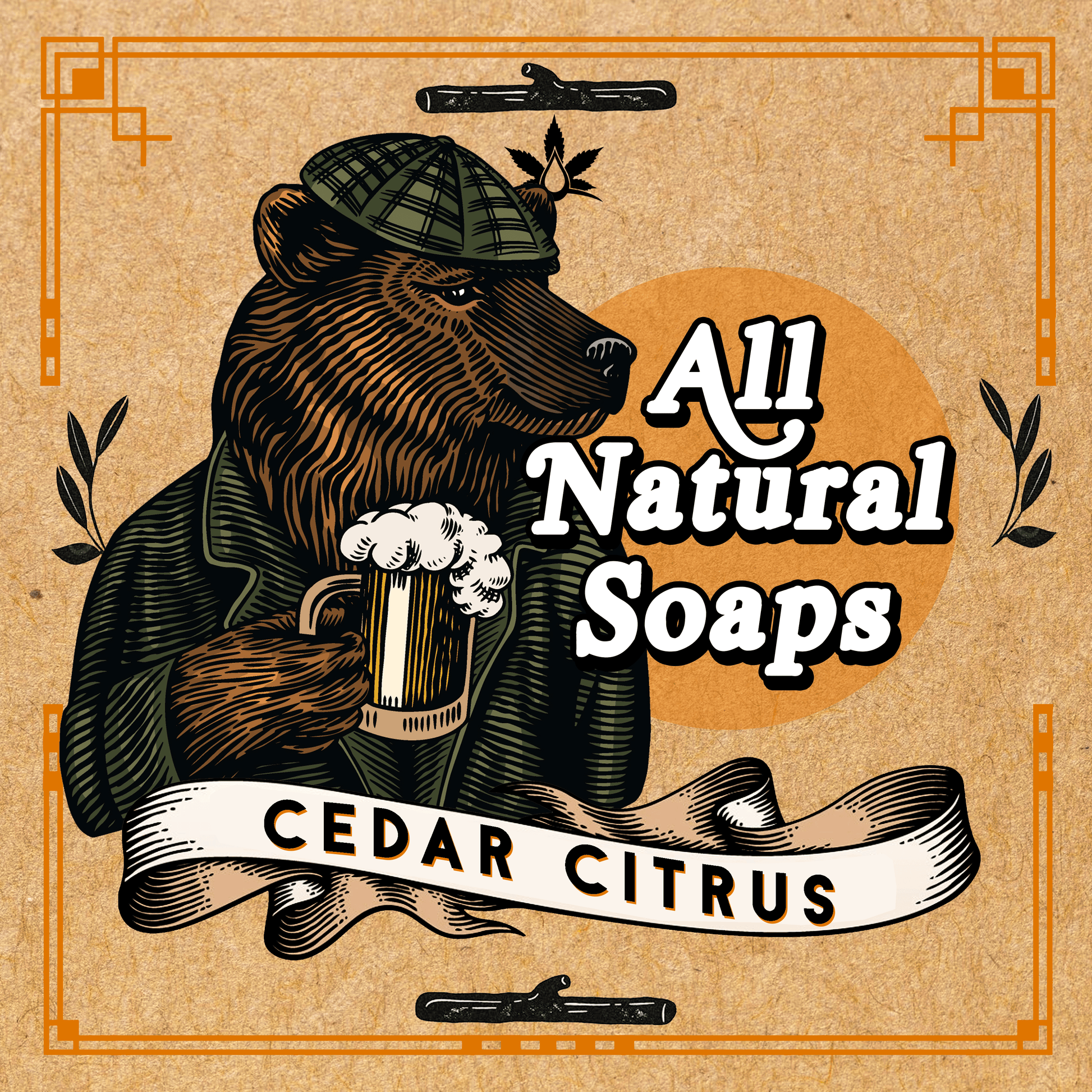 Natural Soap - Cedar Citrus - All Natural Soaps