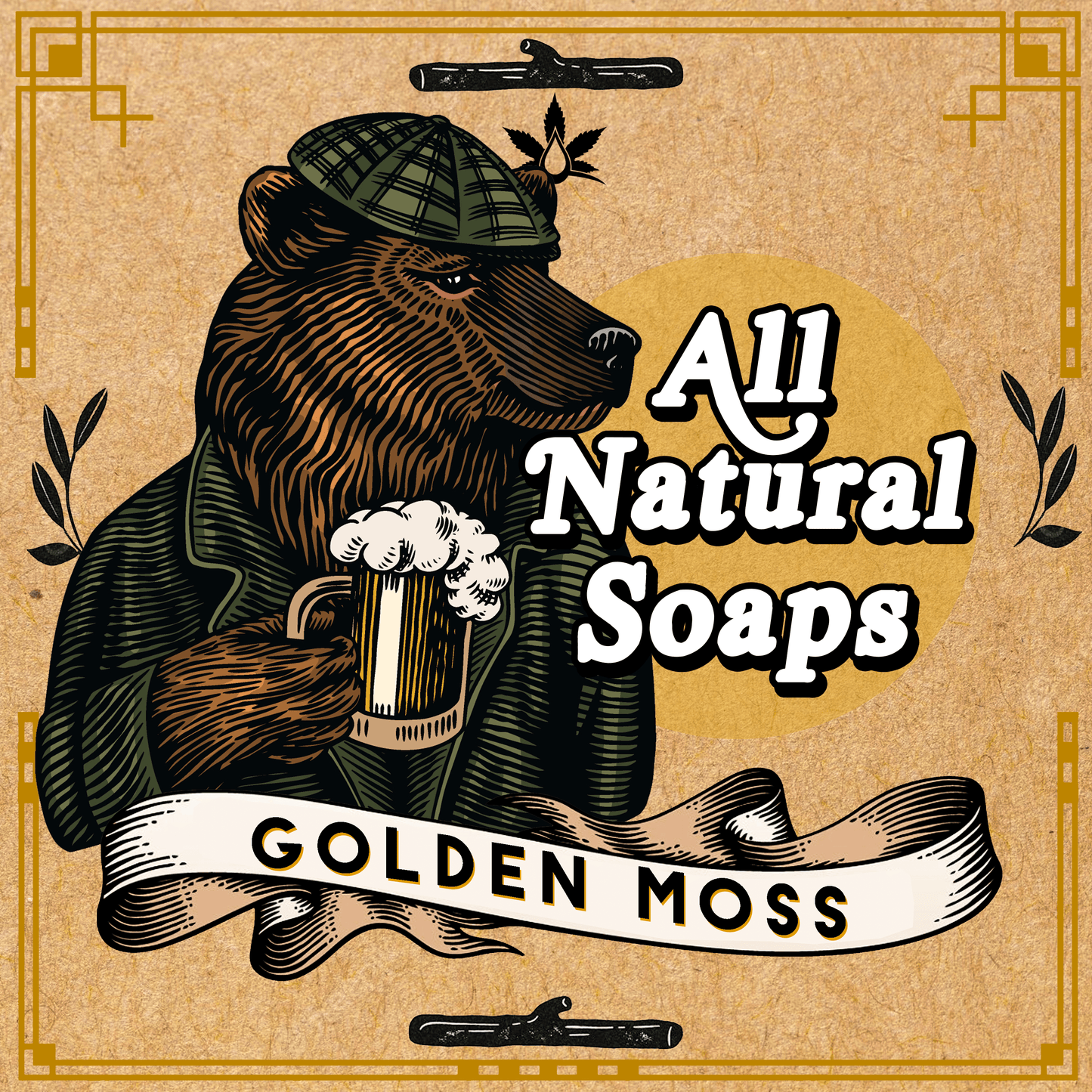 Natural Soap - Golden Moss - All Natural Soaps
